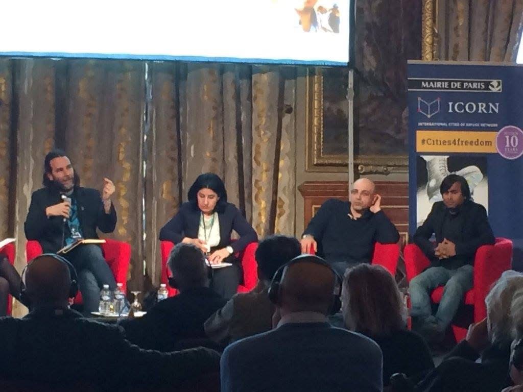 ARiF on an ICORN Cities4freedom panel in Paris